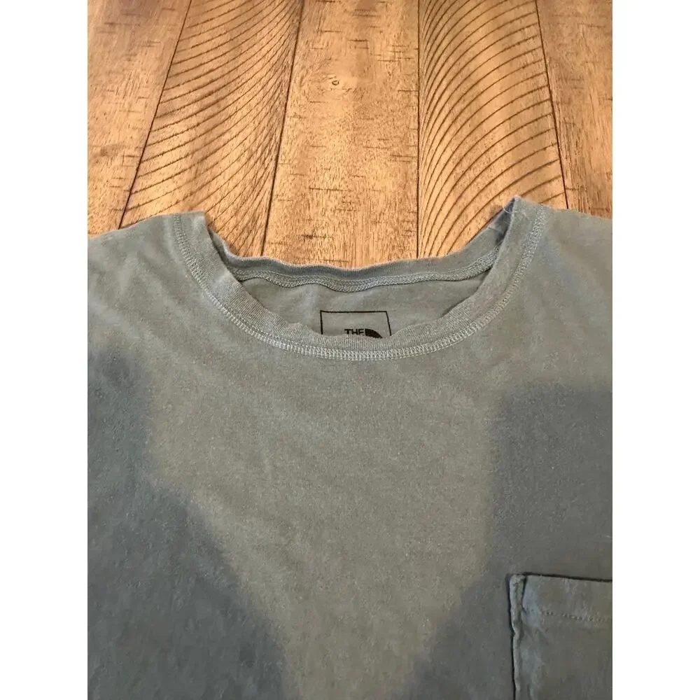 The North Face Green Pocket T-Shirt Men's Size XXL Short Sleeve Casual Tee Shirt